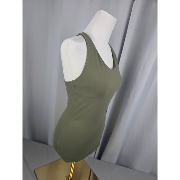 Prana Verana Tank, Size M, V Neck Strappy Back‎ Yoga Top, Green - Picture 13 of 16